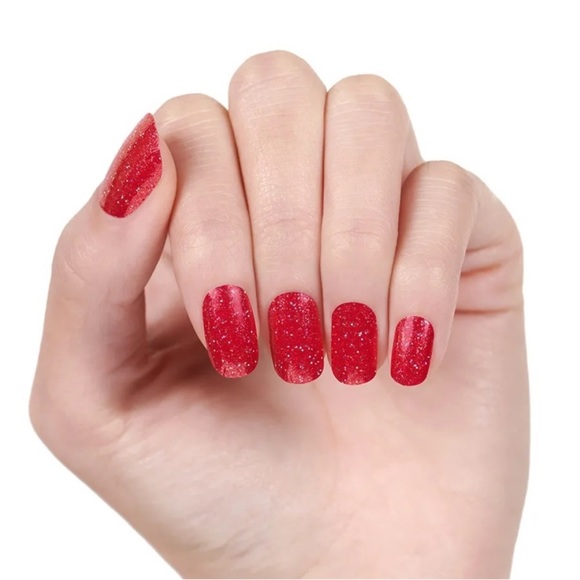 *Retired* Color Street: Cherry Float | Scarlet Red Glitter Valentine’s Day - Picture 12 of 15